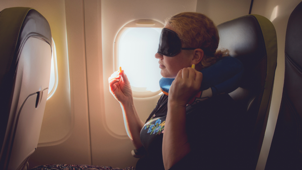 How to Wear a Travel Pillow